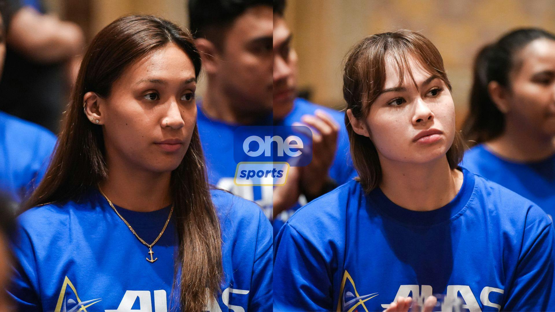 Faith Nisperos takes pride in playing for Alas Pilipinas with former Ateneo teammate Vanie Gandler